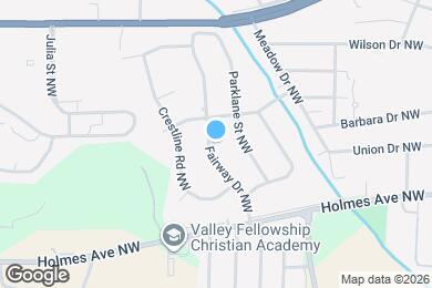 Map image of the property - 916 Fairway Dr NW