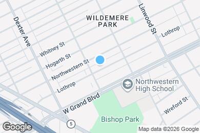 Map image of the property - 3012 Lothrop