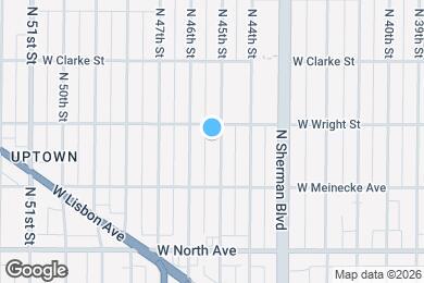 Map image of the property - 2463 N 45th St