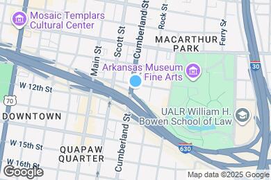 Map image of the property - 1107 Cumberland St