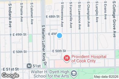 Map image of the property - 4918 S Vincennes Ave