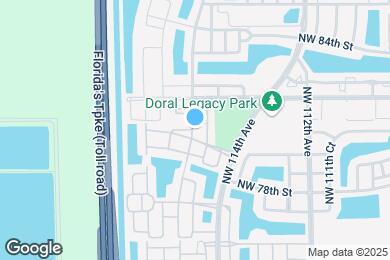 Map image of the property - 8043 NW 114th Path