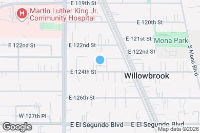 Map image of the property - 2105 E 124th St