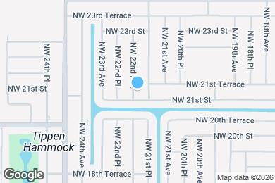 Map image of the property - 2105 NW 22nd Ave