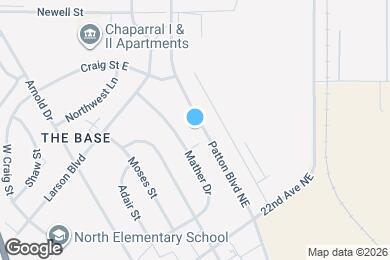 Map image of the property - 1207 Patton Blvd