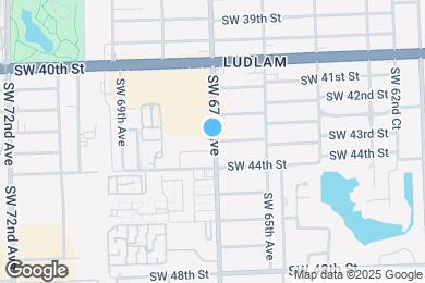 Map image of the property - 4300 SW 67th Ave