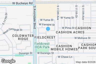 Map image of the property - 11391 W Pima St