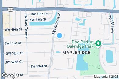 Map image of the property - 3941 SW 51st St