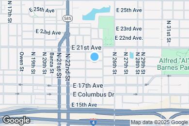 Map image of the property - 2415 E 20th Ave