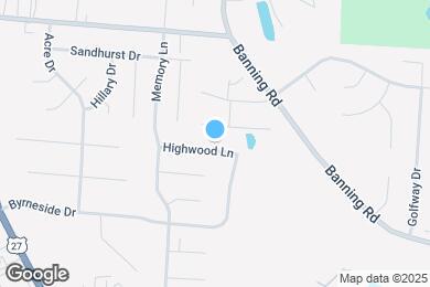 Map image of the property - 2540 Highwood Ln