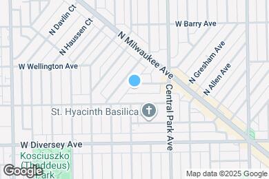 Map image of the property - 3657 W Oakdale Ave