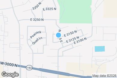 Map image of the property - 3137 N 1175 E
