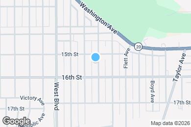 Map image of the property - 1516 Thurston Ave