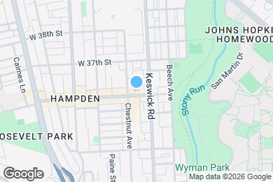 Map image of the property - 716 W 36th St
