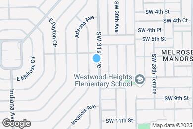 Map image of the property - 631 SW 31st Ave