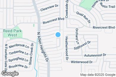 Map image of the property - 419 Timberbend Trail