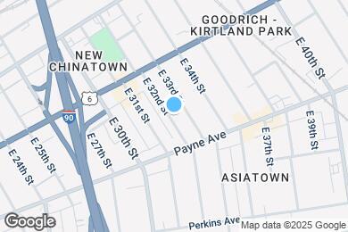 Map image of the property - 1589 E 32nd St