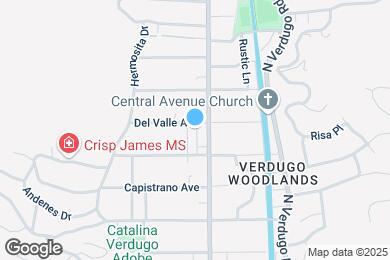 Map image of the property - 1658 Del Valle Ave
