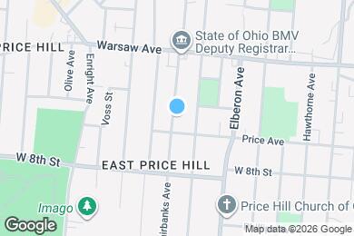 Map image of the property - 916 Fairbanks Ave