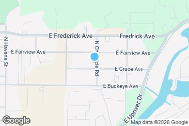 Map image of the property - 2909 N Chronicle St