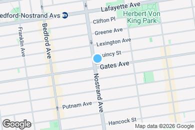 Map image of the property - Nostrand Avenue