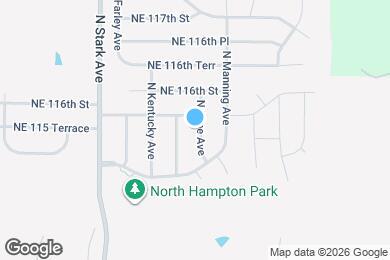 Map image of the property - 11500 N Lane Ave