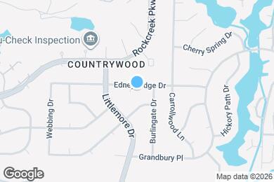 Map image of the property - 8625 Edney Ridge Dr