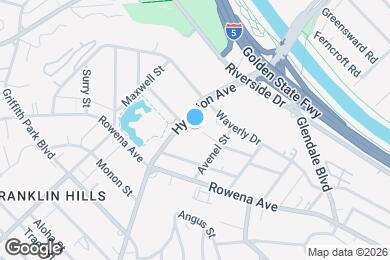 Map image of the property - 2966 Hyperion Ave