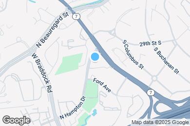 Map image of the property - 3101 N Hampton Dr