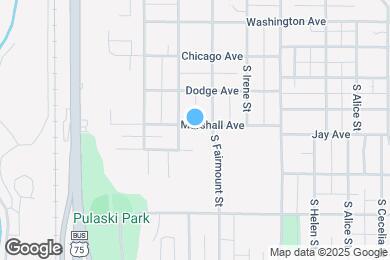 Map image of the property - 2612 Marshall Ave