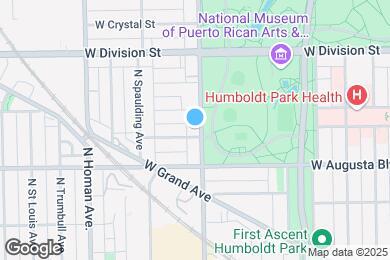 Map image of the property - 1042 N Kedzie Ave