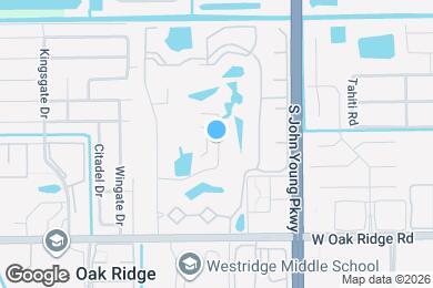 Map image of the property - Millenia Park Orlando