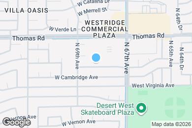 Map image of the property - 6808 W Windsor Ave