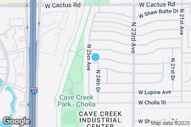 Map image of the property - 11618 N 24th Dr