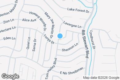 Map image of the property - 927 Tom Hailey Blvd