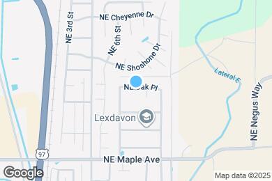 Map image of the property - 748 NE Oak Place