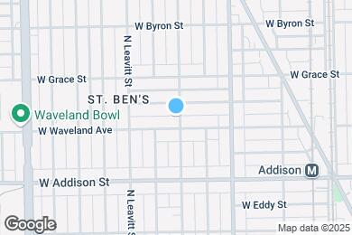 Map image of the property - 3710 N Hoyne Ave