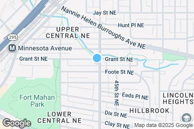 Map image of the property - 612 44th St NE