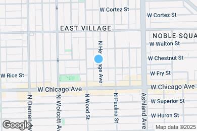 Map image of the property - 848 N Hermitage Ave