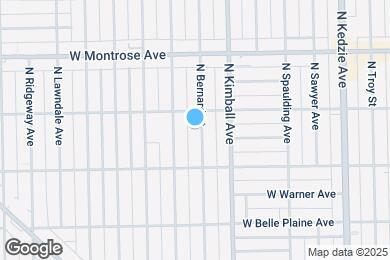 Map image of the property - 4240 N Bernard St