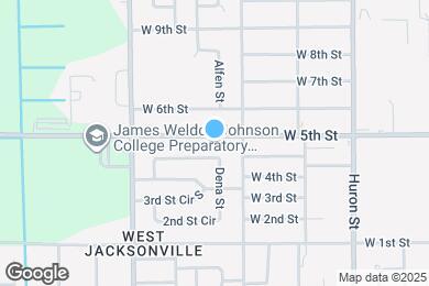 Map image of the property - 3032 W 5th St