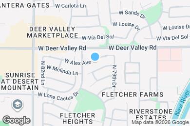Map image of the property - 8019 W Alex Ave