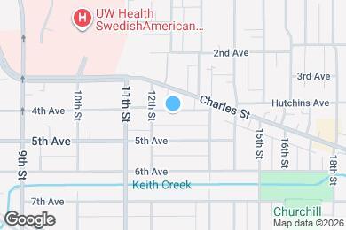 Map image of the property - 1623 4th Ave