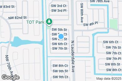 Map image of the property - 8170 SW 6th St