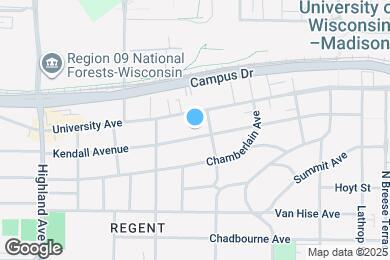 Map image of the property - 2110 Kendall Ave