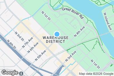 Map image of the property - 500 N 2nd St