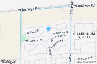 Map image of the property - 8413 W Sonora St