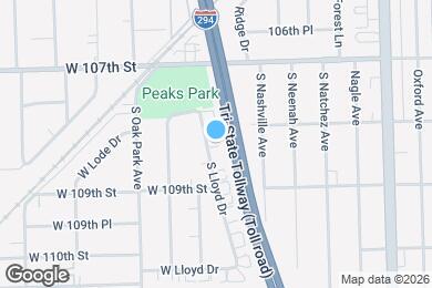 Map image of the property - 10811 S Lloyd Dr