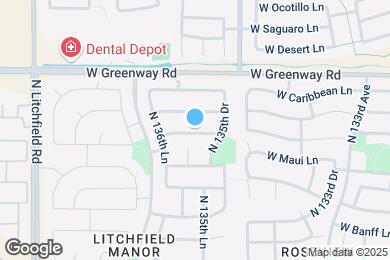 Map image of the property - 13570 W Port Au Prince Ln