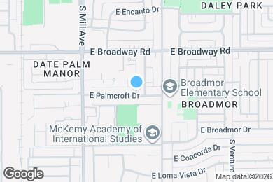 Map image of the property - 126 E Palmcroft Dr